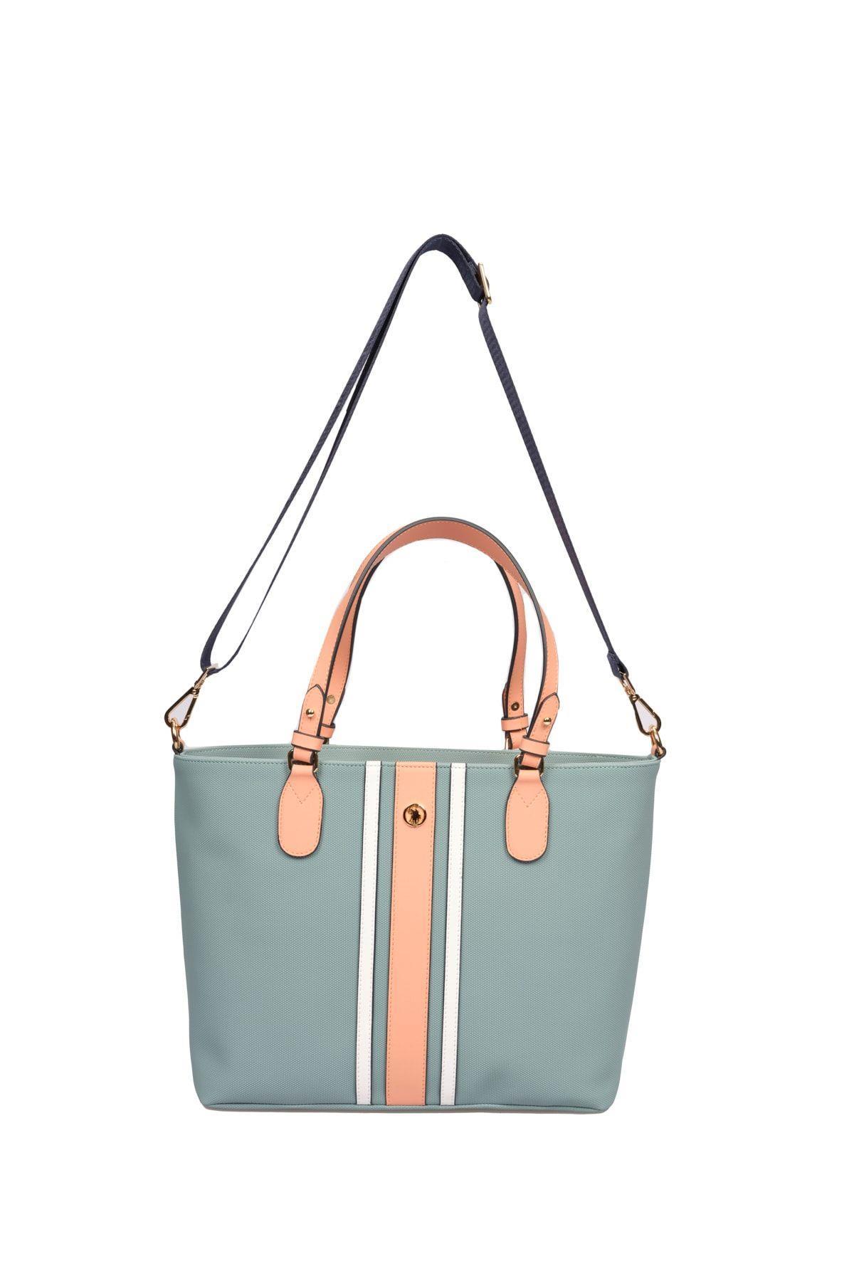 U.S. Polo Assn. Kadın Omuz Çanta Çivit-Somon Us23244