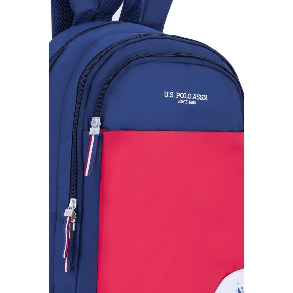 U.S. Polo Assn. Sırt Çantası Lacivert-Bordo 23102