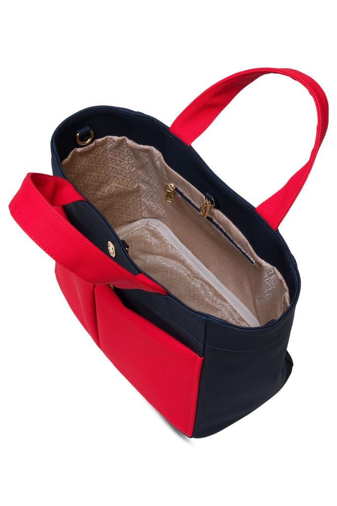 U.S. Polo Assn. Çapraz Askılı Kadın Çanta Lacivert-Beyaz-Kırmızı Us25260