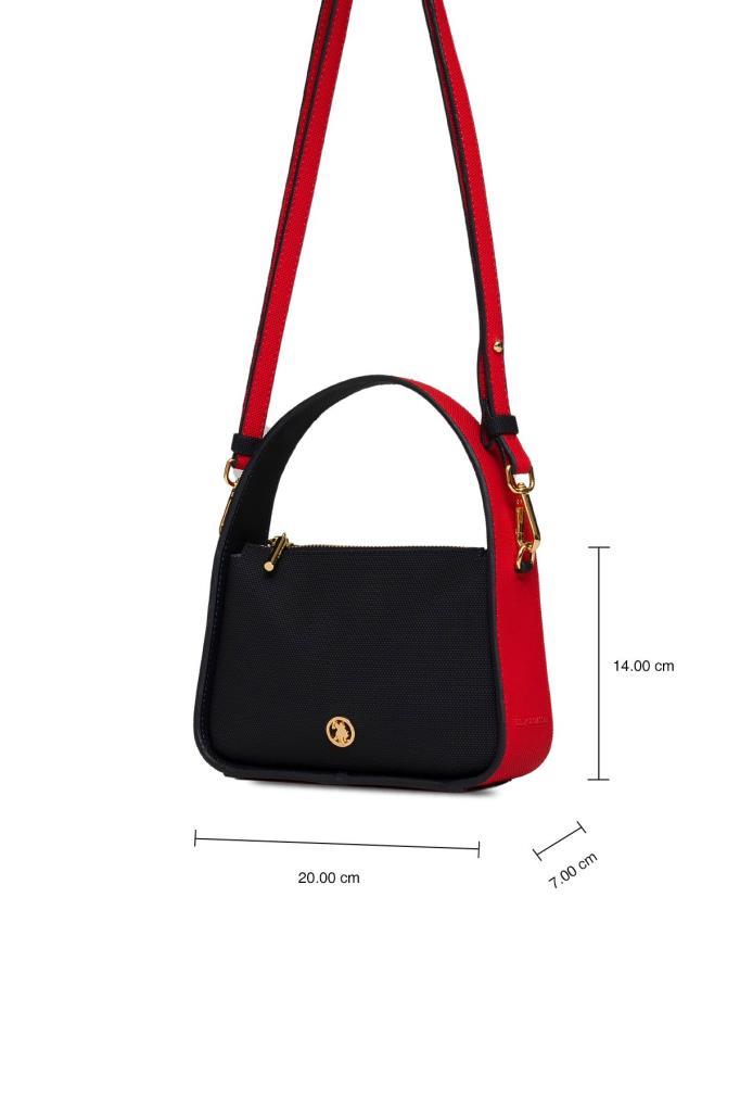 U.S. Polo Assn. Çapraz Askılı Kadın Çanta Kırmızı Us25259