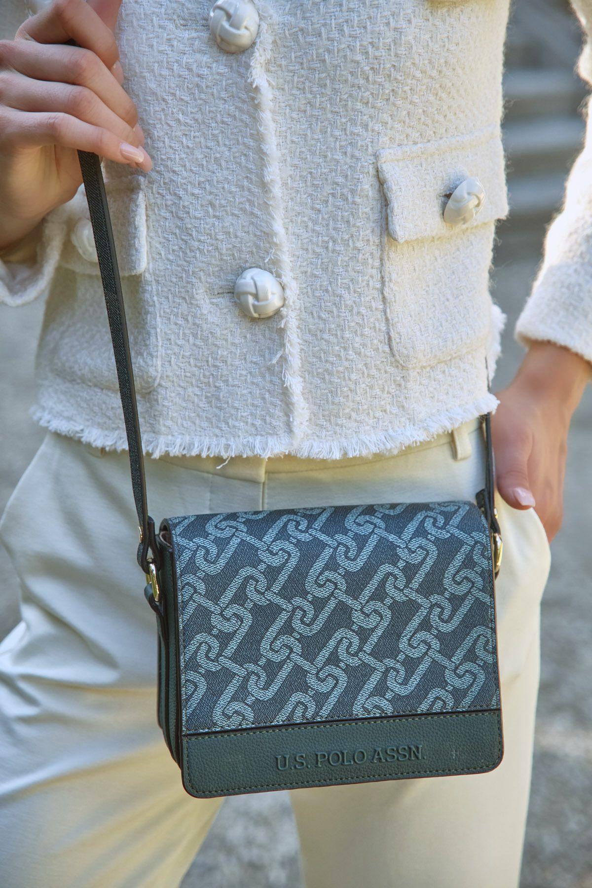 U.S. Polo Assn. Çapraz Askılı Kadın Çanta Petrol Us23501