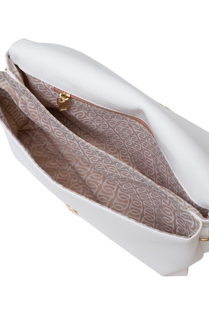 U.S. Polo Assn. Çapraz Askılı Kadın Çanta Beyaz Us25129