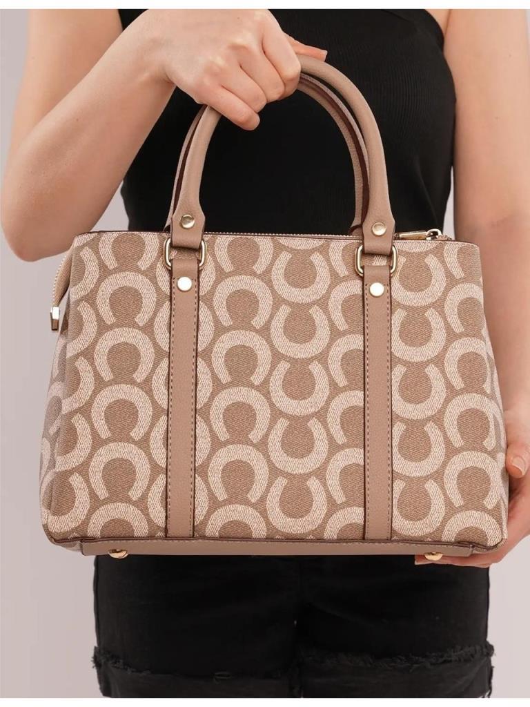 U.S. Polo Assn. Çapraz Askılı Kadın Çanta Bej Us24205