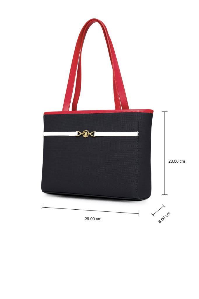 U.S. Polo Assn. Çapraz Askılı Kadın Çanta Lacivert-Beyaz-Kırmızı Us25233