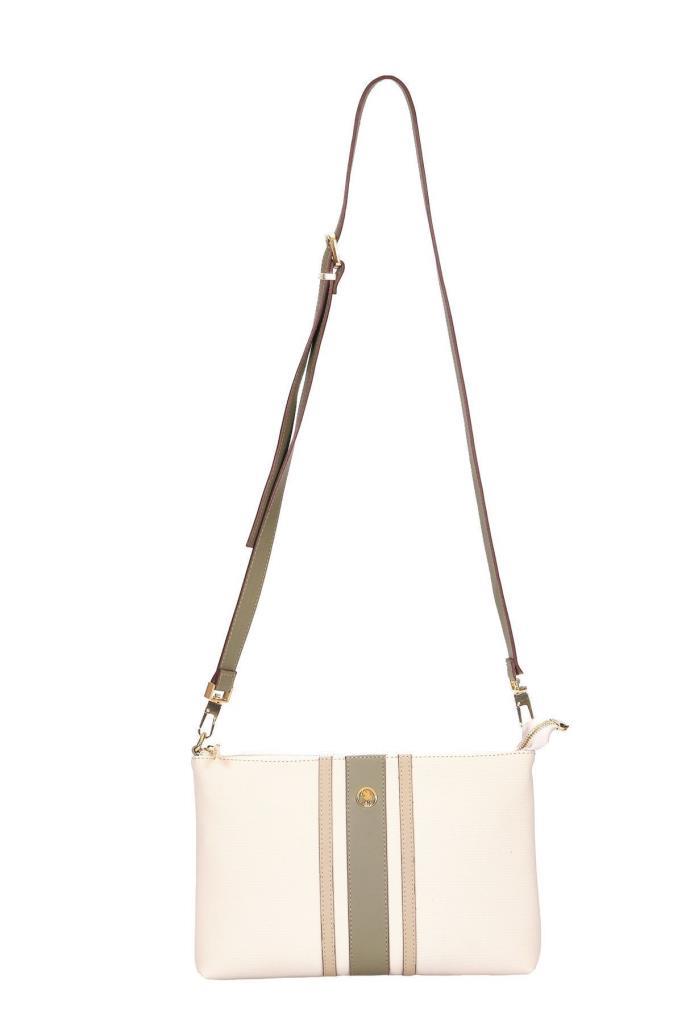 U.S. Polo Assn. Çapraz Askılı Kadın Çanta Taş-A.Haki Us24270