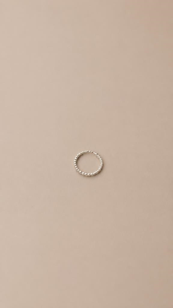925 Ayar Gümüş Minimal Halka Piercing Küpe – İnce Tasarım Tragus Helix Burun Halkası