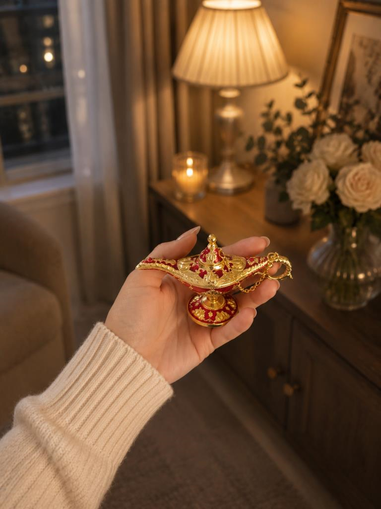 Alaaddin Sihirli Lamba Premium Dekor Objesi