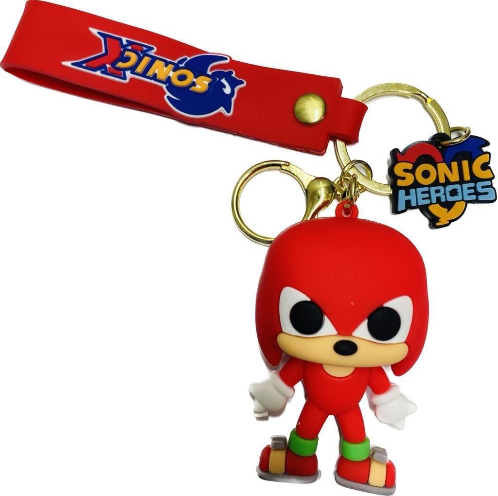 Anahtarlık Silikon Sonic Ekidne Knuckles Çizgi Film Karakter Figür Oyuncak 
