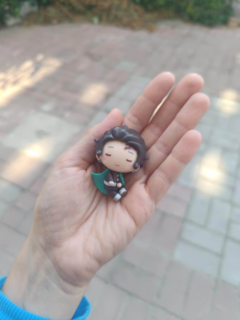 Anime Demon Slayer Tanjiro Kamado İblis Avcısı 5 cm Uyuyan Mini Figür Oyuncak Biblo