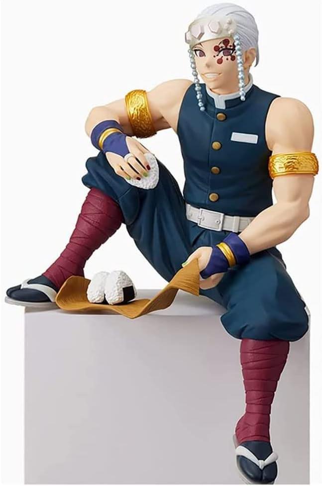 Anime Demon Slayer Tengen Uzui 17 cm Oturan Karakter Figür Oyuncak Biblo 