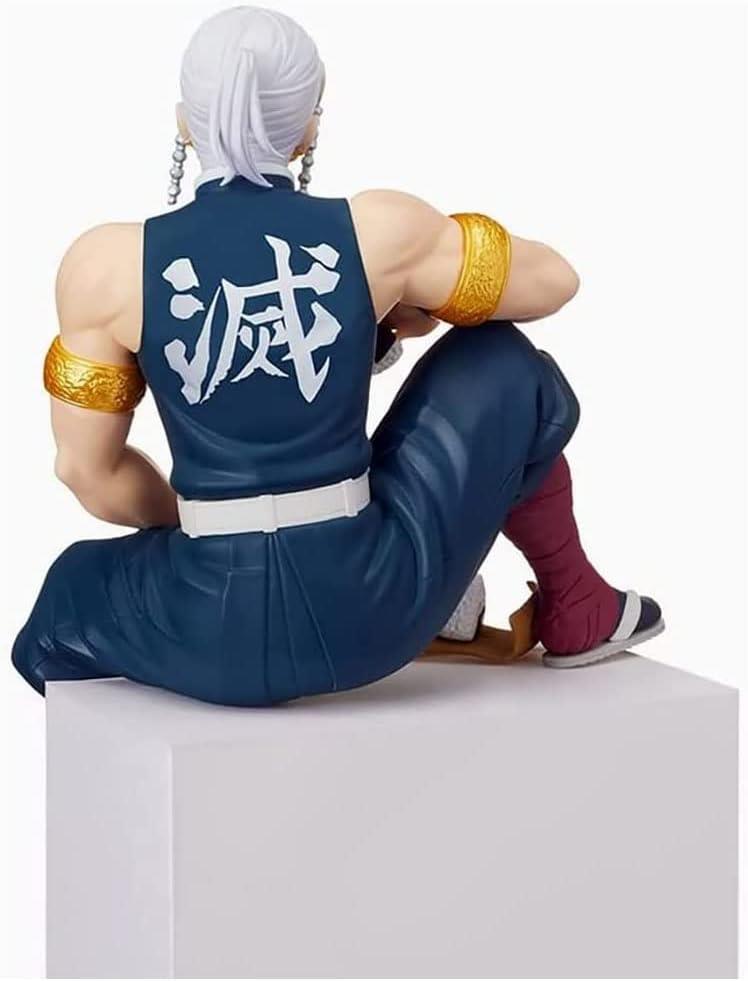 Anime Demon Slayer Tengen Uzui 17 cm Oturan Karakter Figür Oyuncak Biblo 