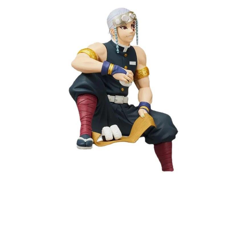 Anime Demon Slayer Tengen Uzui 17 cm Oturan Karakter Figür Oyuncak Biblo 