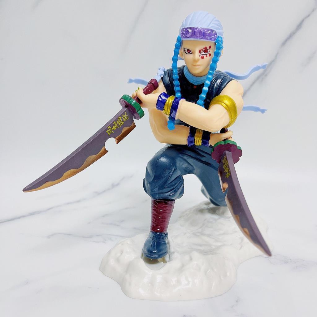Anime Demon Slayer Tengen Uzui Karakter Figür Oyuncak Standlı Biblo 