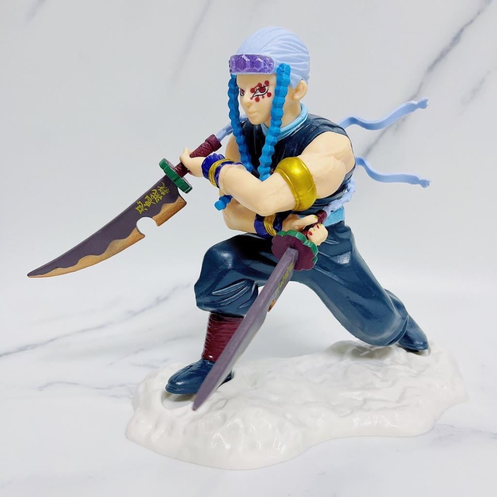 Anime Demon Slayer Tengen Uzui Karakter Figür Oyuncak Standlı Biblo 