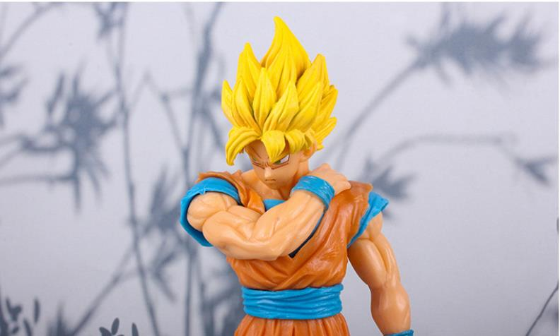 Anime Dragon Ball Z Son Goku Eylem Karakter Figür Oyuncak Biblo 22 cm