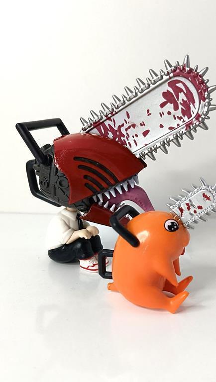 Anime Figür Chainsaw Man Testere Adam Pochita 13 cm Karakter Figür Oyuncak Biblo