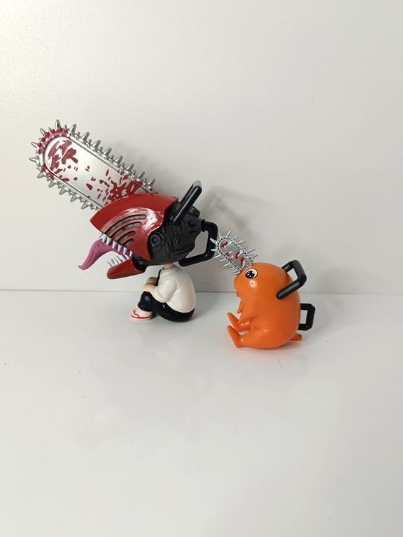 Anime Figür Chainsaw Man Testere Adam Pochita 13 cm Karakter Figür Oyuncak Biblo