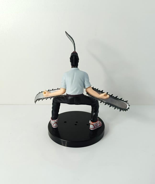 Anime Figür Chainsaw Man Testere Adam 15 cm Karakter Figür Oyuncak Biblo