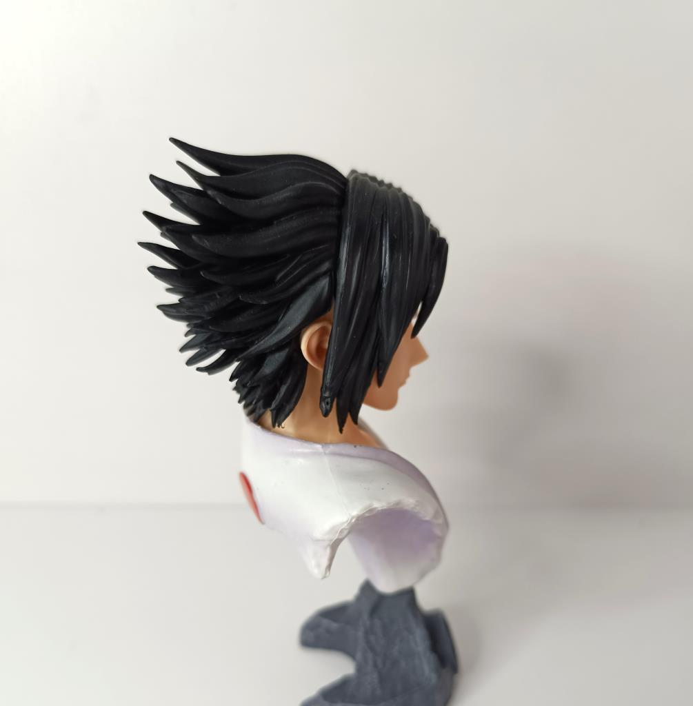 Anime Naruto Sasuke Uchiha Büst Eylem Karakter Figür Oyuncak Biblo 14 cm