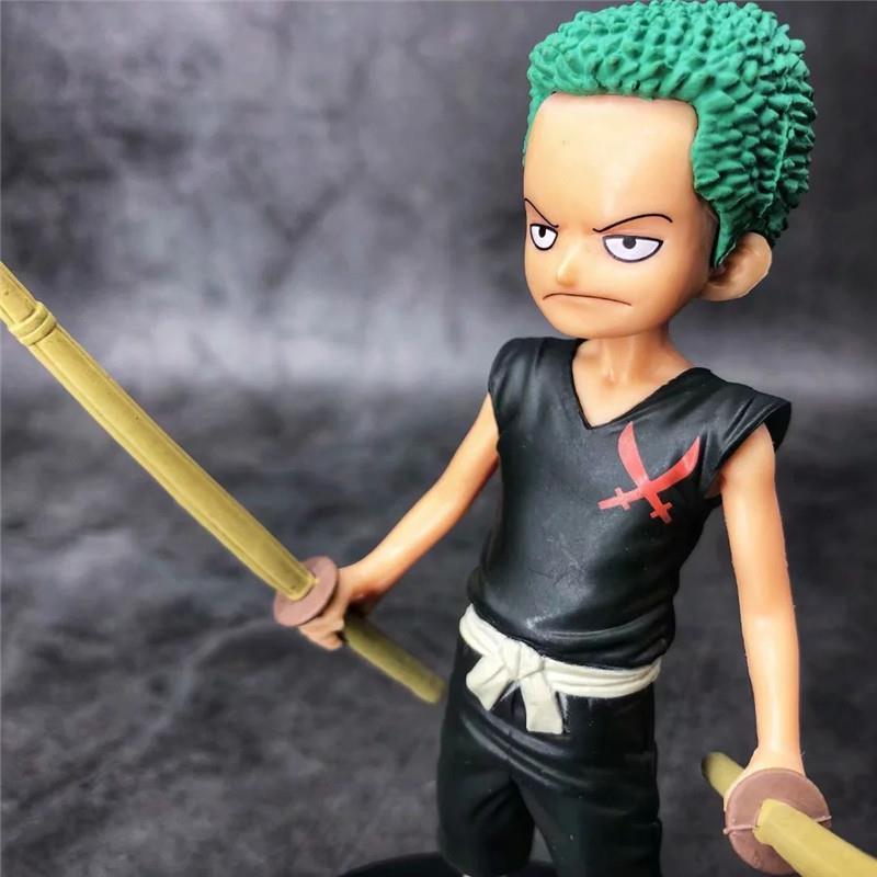 Anime One Piece Action Figure Roronoa Zoro 14Cm Oyuncak Biblo
