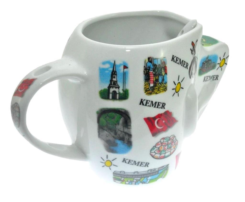 Bardak Kupa Sevimli El Figürlü Seramik Kaşık Büyük Ağız Seramik Kahve Fincanı Yaratıcı 