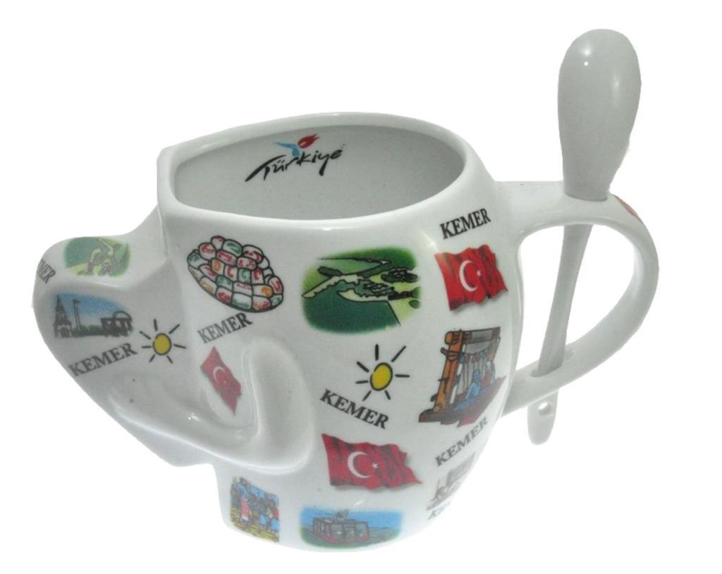 Bardak Kupa Sevimli El Figürlü Seramik Kaşık Büyük Ağız Seramik Kahve Fincanı Yaratıcı 