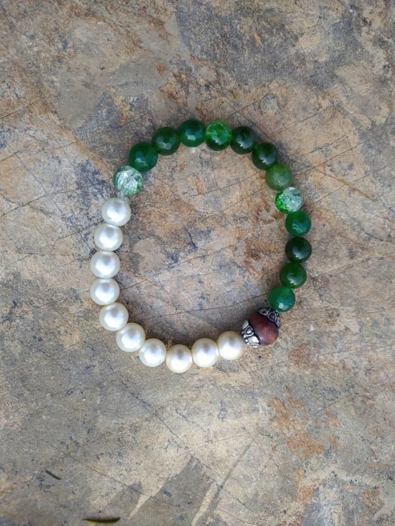 Bileklik Doğal Taş Çakra Elastik Sevgili Çift Bilekliği Unisex Bilezik 13976