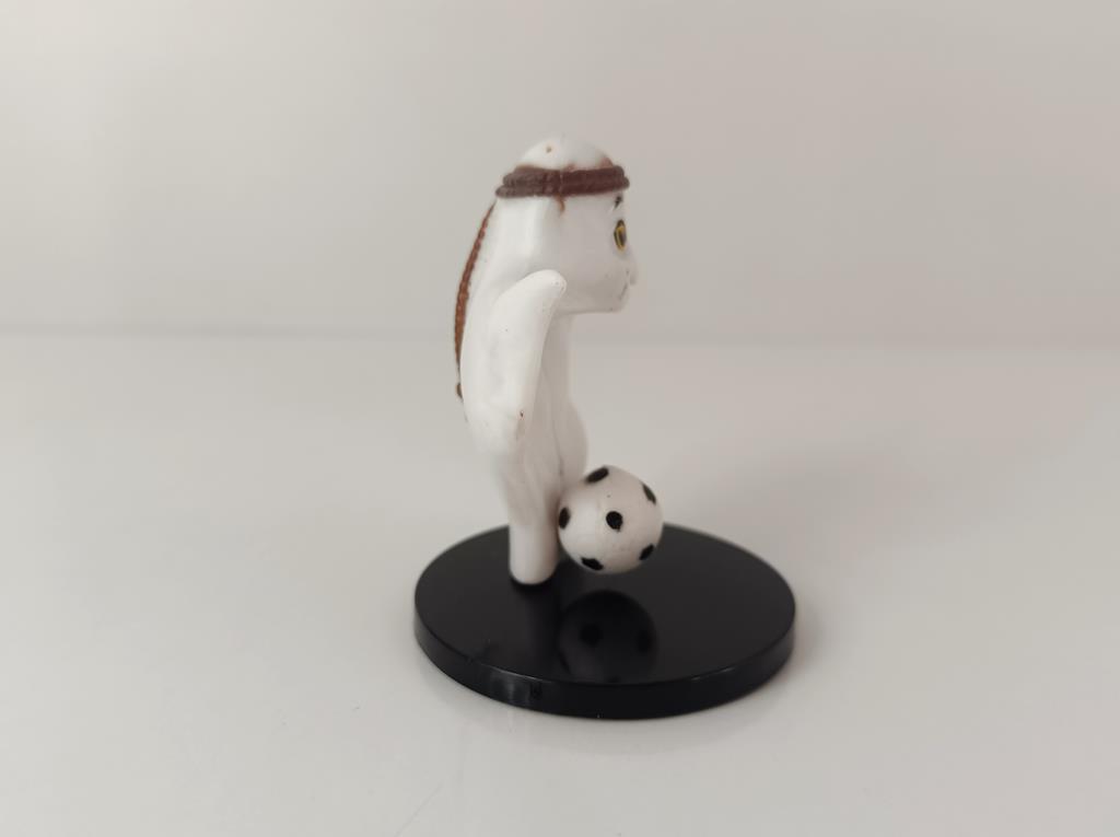 Black Tea Katar Dünya Kupası Maskotu El Sosu 3D Model 7 cm Figür 