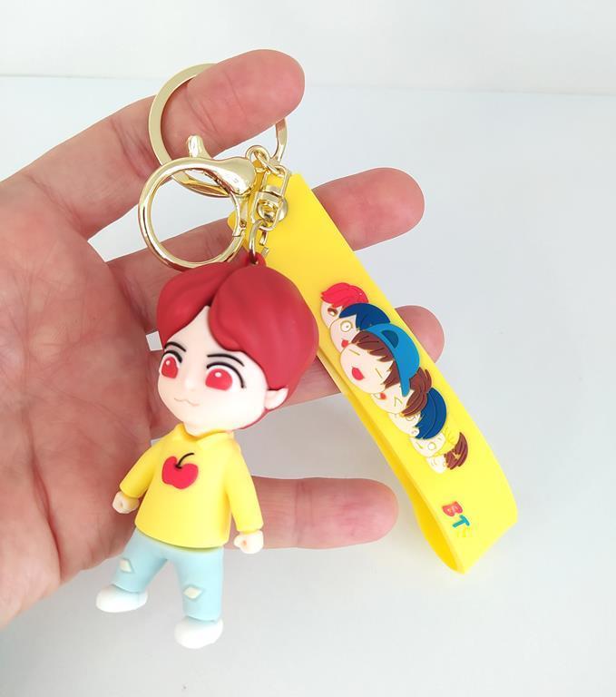 BTS Jungkook Figür Silikon Anahtarlık Çanta Süsü Oyuncak 12401