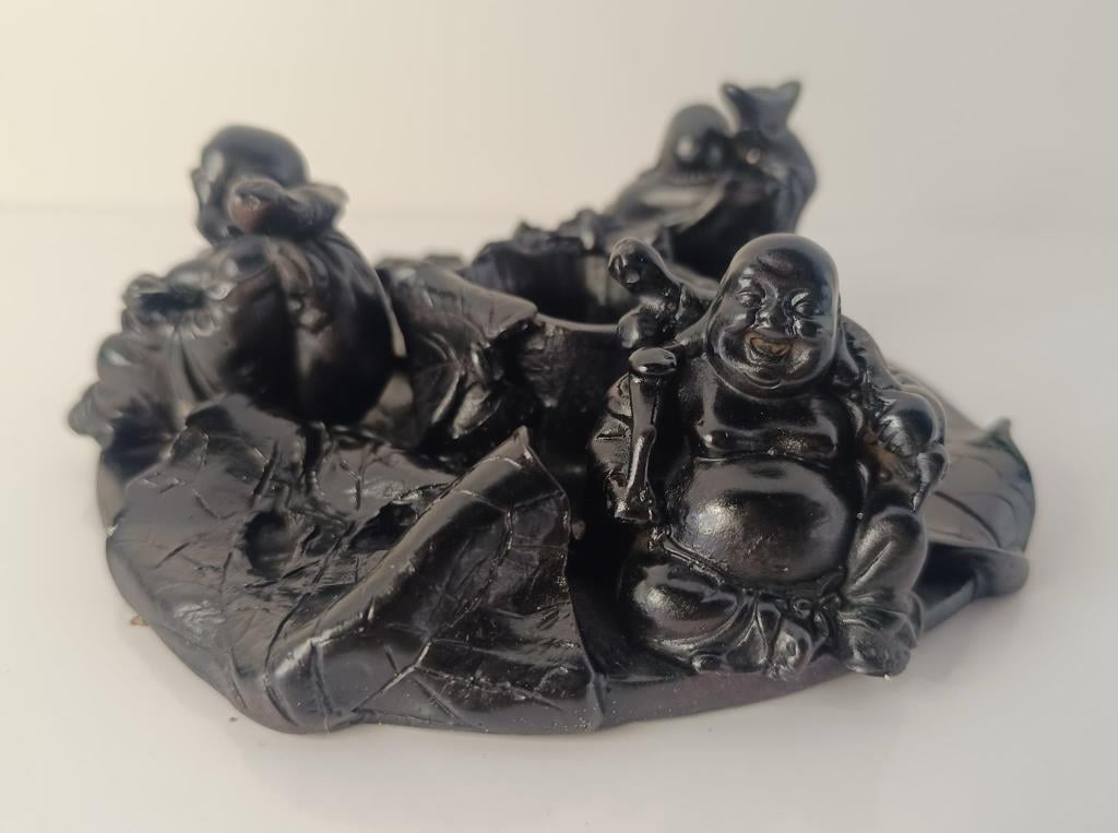buda heykeli biblo reçine mumluk ışık led yoda Ev Ofis masa Dekor süs 