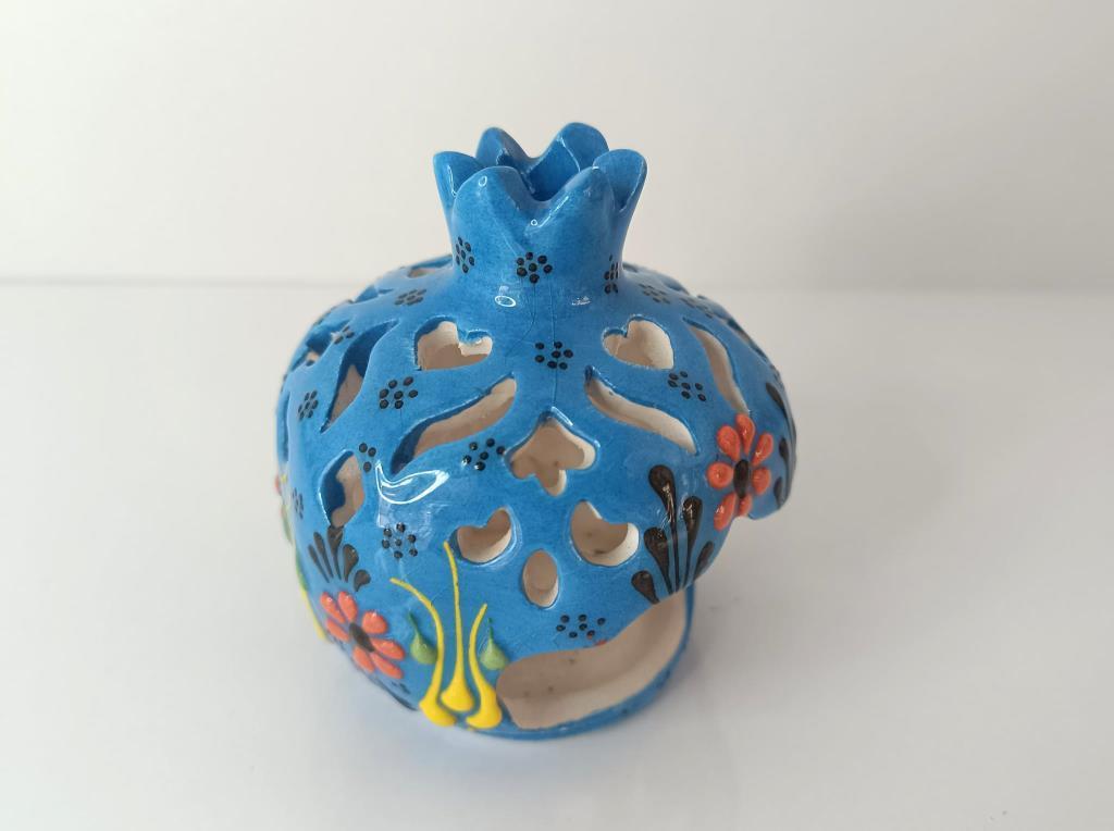 Buhurdanlık  Çini tealight mumluk Mumluk Işık Ev Dekor Masa Özel Gün Hediye 