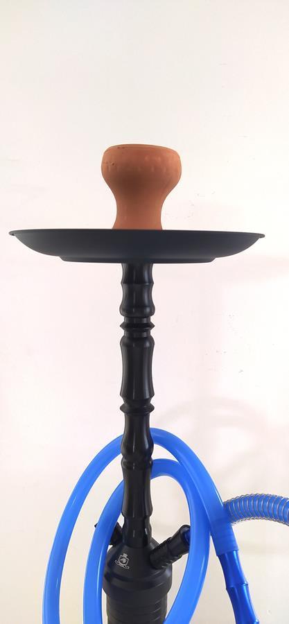 Büyük Boy Kalın Cam Çelik İthal Kilitli Nargile Takımı 9170