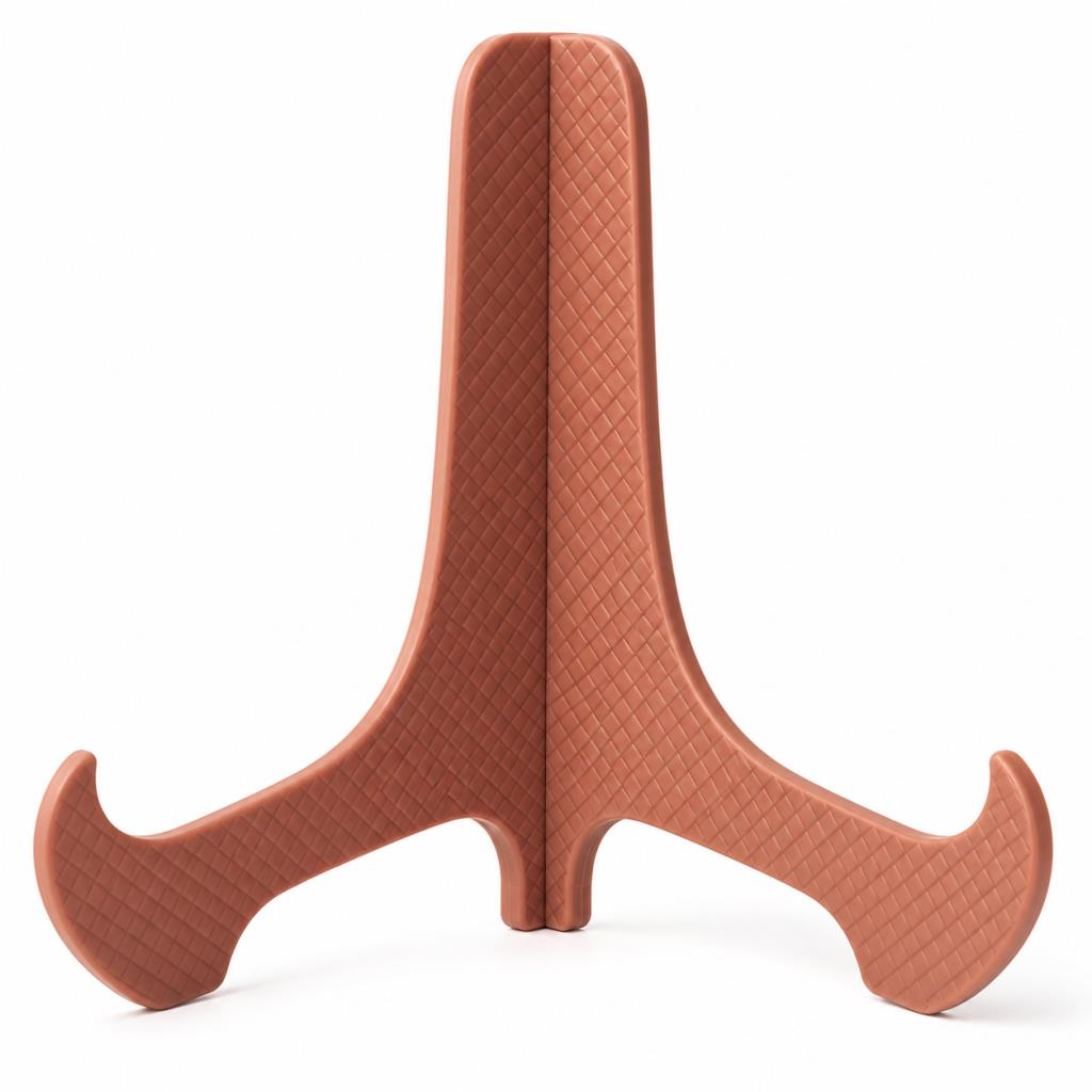 Büyük Boy Tabak Standı 23x22 cm Dekoratif Tabak Şövalesi 5.2 mm Battal Boy  