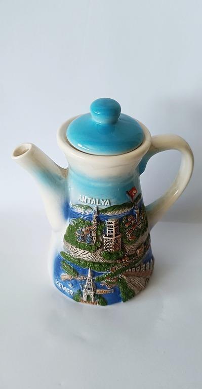 Çaydanlık Sütlük Bitki Çayı Demliği Seramik 320 ML 