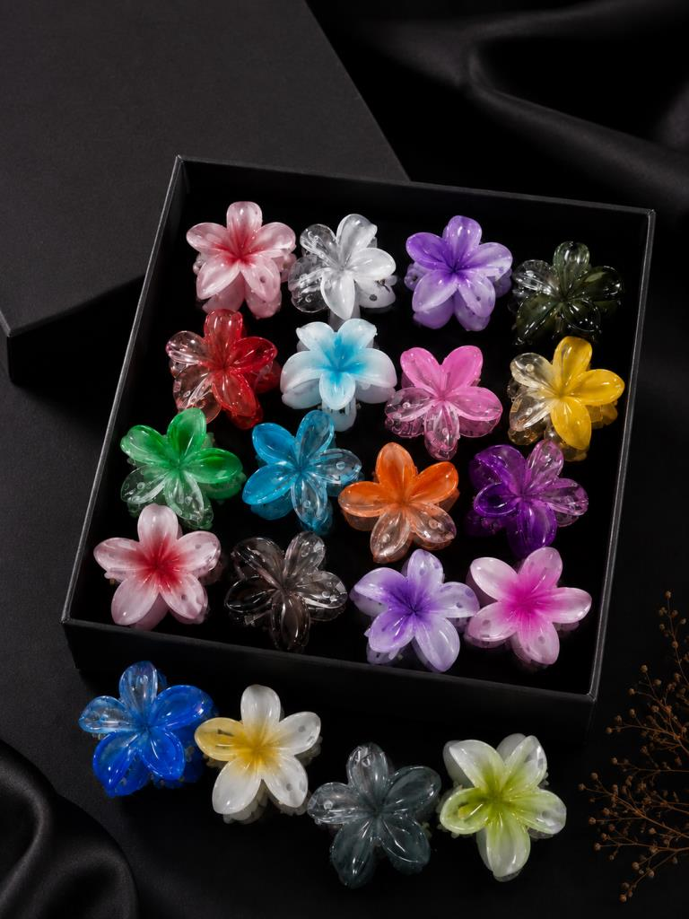 Çiçek Mini Toka A Plus Kalite İthal Premium  Mandal Saç Tokası 4 Cm Kadın Kız Çocuk Saç Aksesuarı 