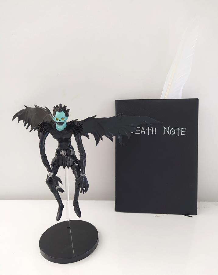 Death Note Ryuk Figür Ölüm Meleği Biblo & Death Note Ryuk Ölüm Figür Defter & Tüy Kalem