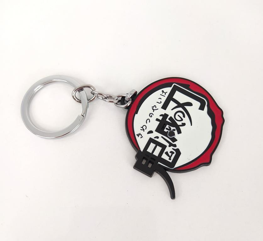 Demon Slayer Logo Metal Figür Anahtarlık