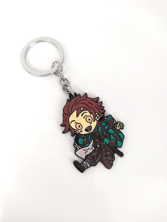 Demon Slayer Tanjiro Kamado Metal Figür Anahtarlık