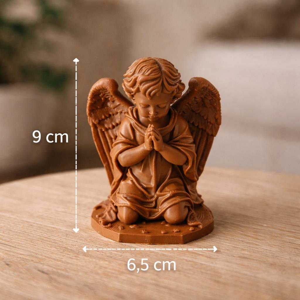 Dua Eden Melek Biblo Dekoratif Melek Figürü Küçük Melek Heykeli Masa Sehpa Kitaplık Vitrin Ev Dekoru 9 cm