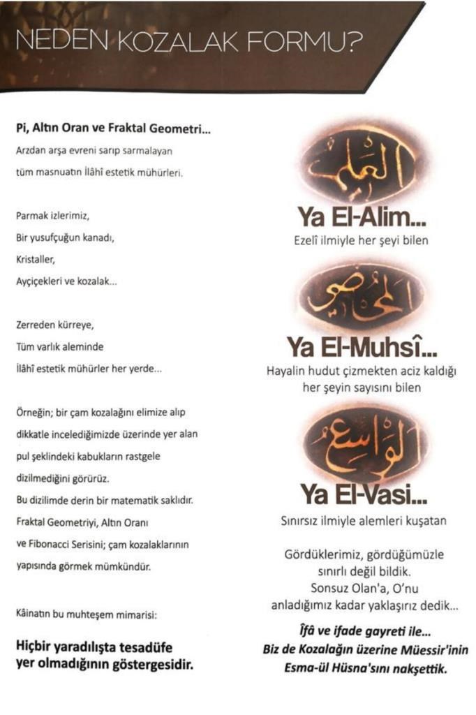 Esmaül Hüsna Çam Kozalak Kristal Taşlı Ayet Biblo Sedef Orta Boy Obje
