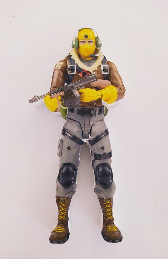 Fortnite Raptor Ahşap Led Pano Gece Lambası Biblo Ahşap Masa Dekor