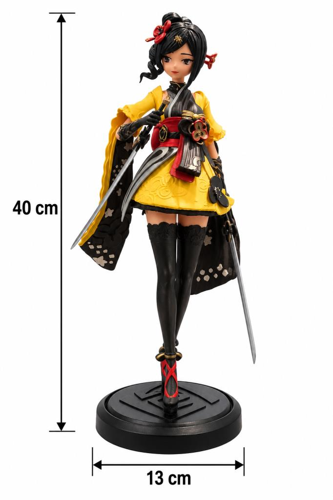 Genshin Impact Chiori Figür 40 cm El Boyaması Dekoratif Anime Figür