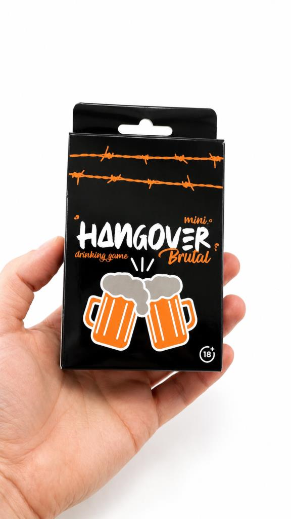 Hangover Mini İngilizce Yazılı Yetişkin Parti Oyunu – Eğlenceli Sohbet & Kart Oyunu, Arkadaş ve Çiftler İçin 