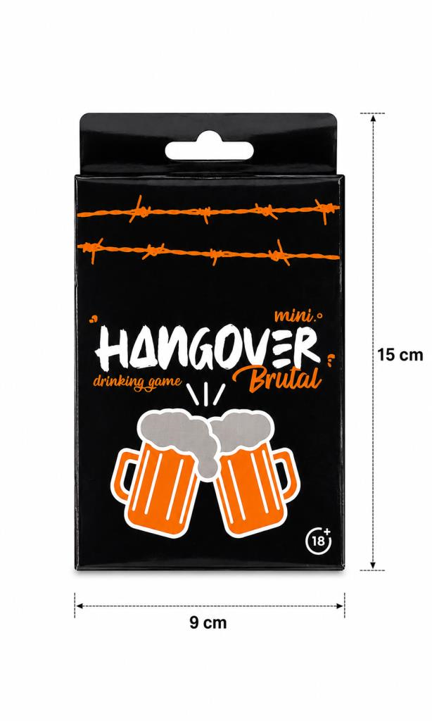 Hangover Mini İngilizce Yazılı Yetişkin Parti Oyunu – Eğlenceli Sohbet & Kart Oyunu, Arkadaş ve Çiftler İçin 