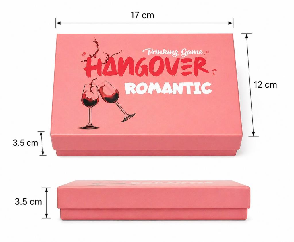 Hangover Romantic İngilizce Yazılı Yetişkin Parti Oyunu – Eğlenceli Sohbet & Icebreaker Kart Oyunu, Arkadaş ve Çiftler İçin 