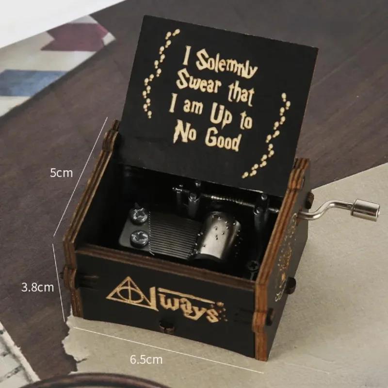 Harry Potter Always Müzik Kutusu Ahşap Işlemeli MiniÖzel tasarımı, lazer işlemesi 