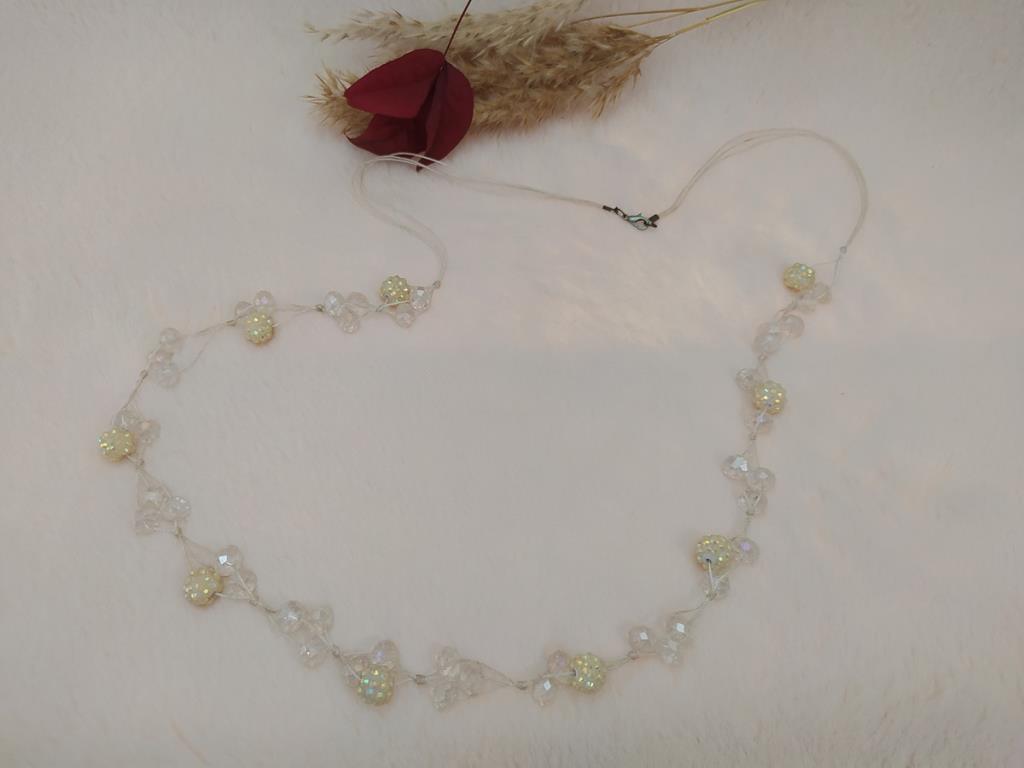 Hdmarketim Swarovski Taşlı Sıralı Kıristal Kolye