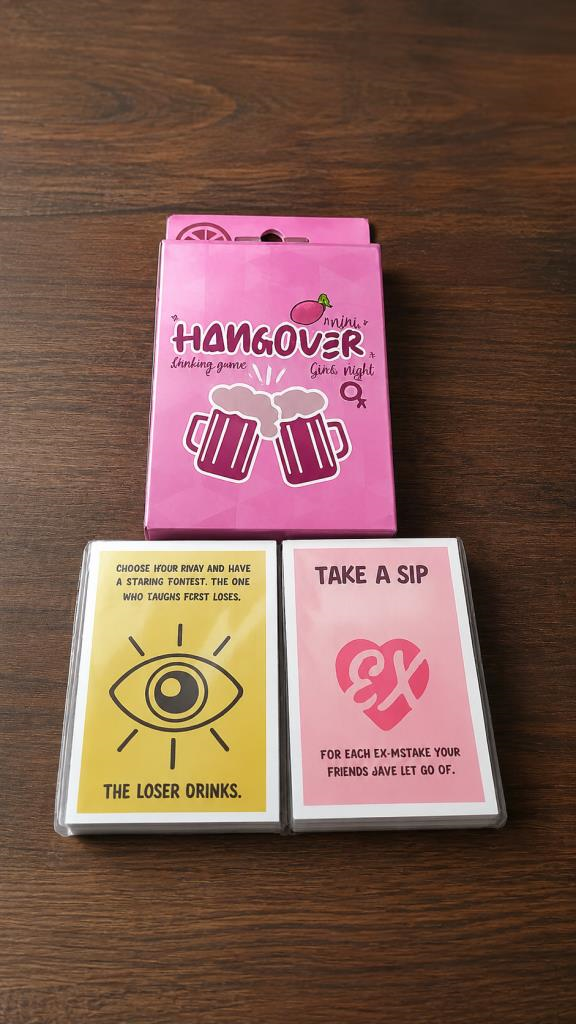 İngilizce Yazılı Eğlenceli Parti Kart Oyunu – Hangover Mini Couples & Friends Party Game 1 Adet  