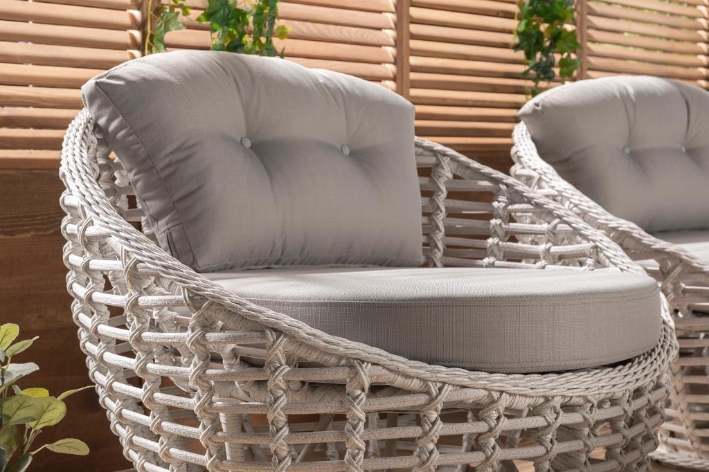 İsabel Rattan Bahçe Takımı A Sınıfı Gri 