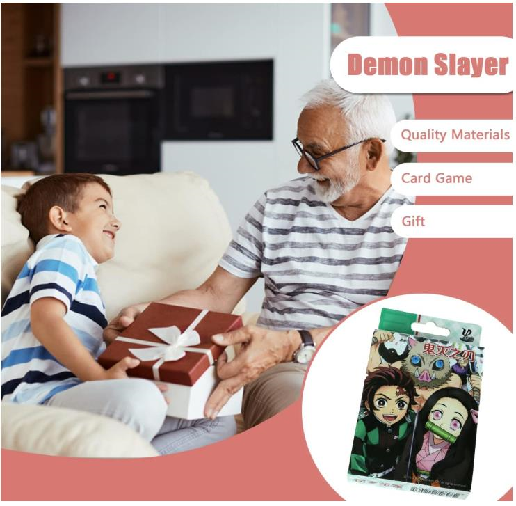 İskambil Anime Demon Slayer Iskambil Poker Oyun Kartı 54 Adet 